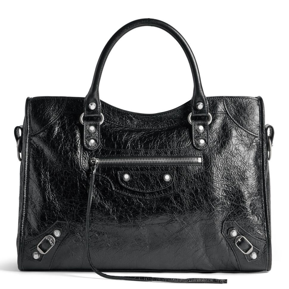 Knockoff Ba1en*iaga Le City Medium Bag Black Arena Lambskin