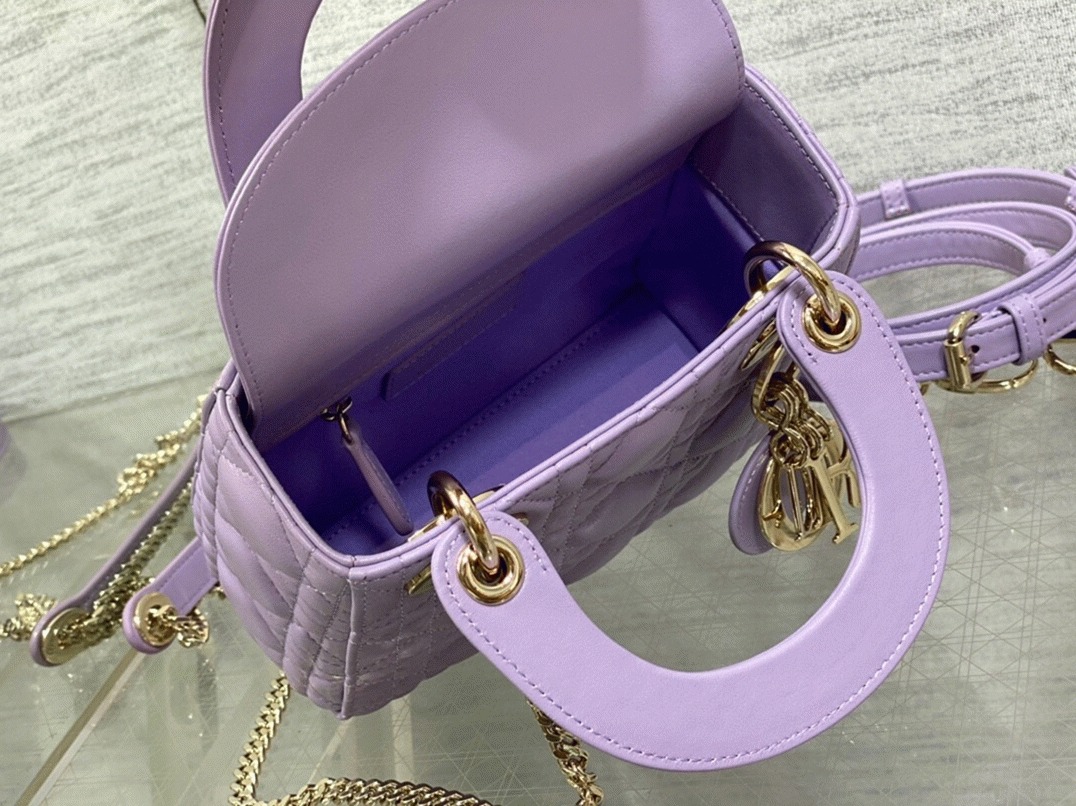 D10r Lady D10r Mini Bag Knockoff in Lilas