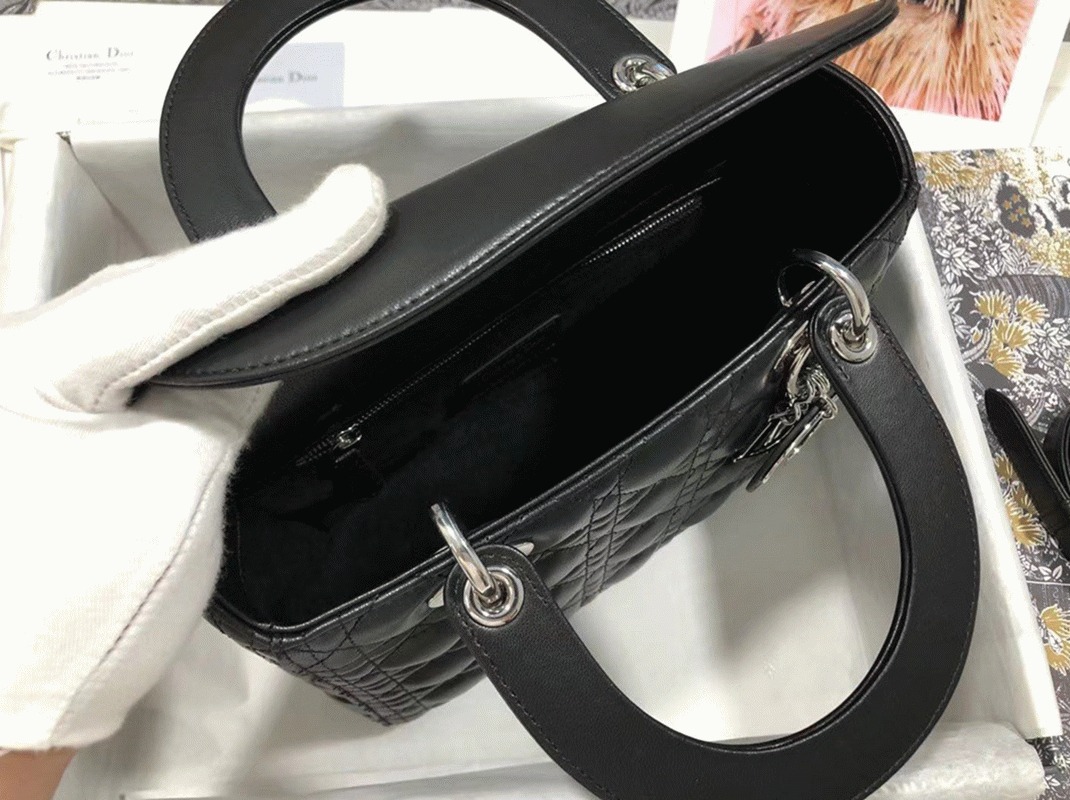 D10r Lady D10r Medium Bag Fake in Noir