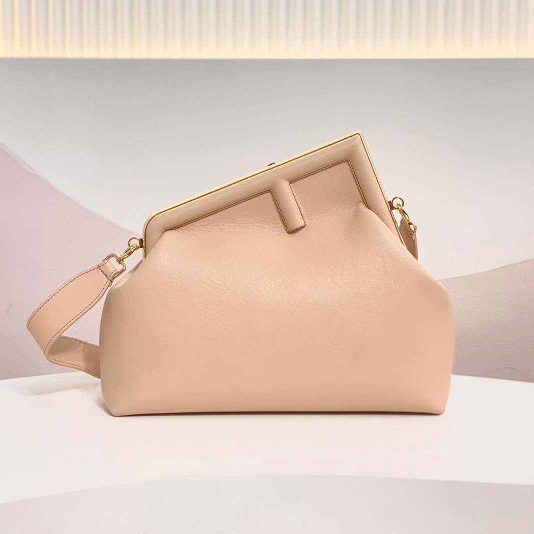 Top Quality Fake F**di First Small Bag In Pale Pink