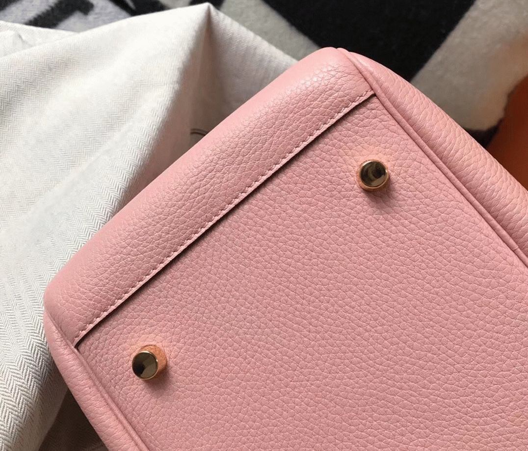 Replica H**me5 Lindy 26cm handbag in pink