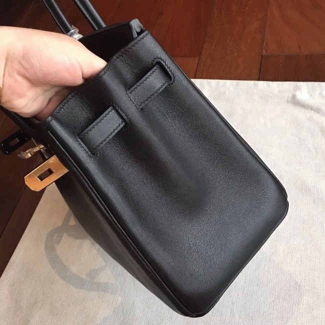 H**me5 Birkin 35cm Imitation Designer Bag in Black