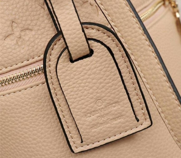 L0vis Vvtt0n Monogram Empreinte Melie Hobo In Beige