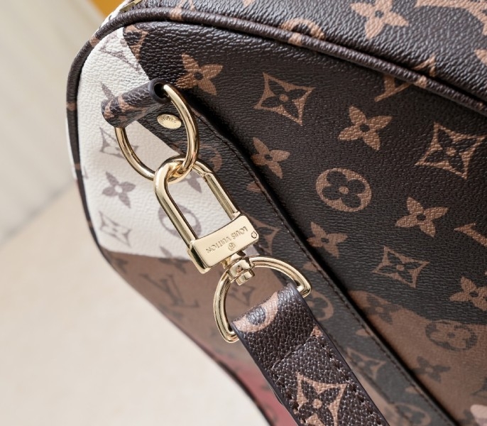 LV J Hope X Keepall 55 Brown In Two Eyes Patches