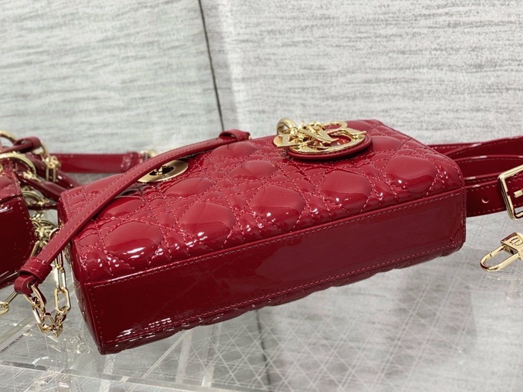 D10r Lady D-Joy Small Bag Imitation in Red