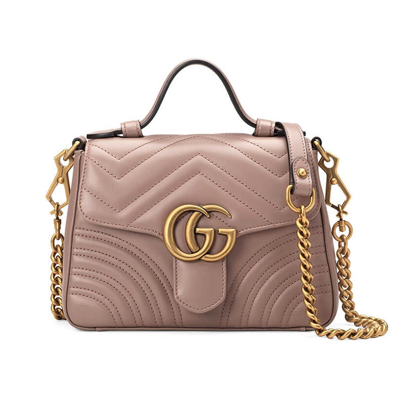 Gvc*1 GG Marmont Mini Top Handle Bag