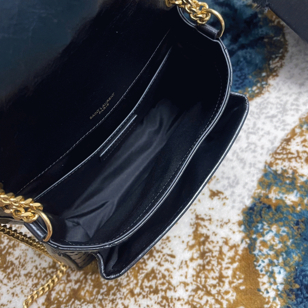 Replica Sa1nt Lau*nt Niki Baby Chain Bag Black