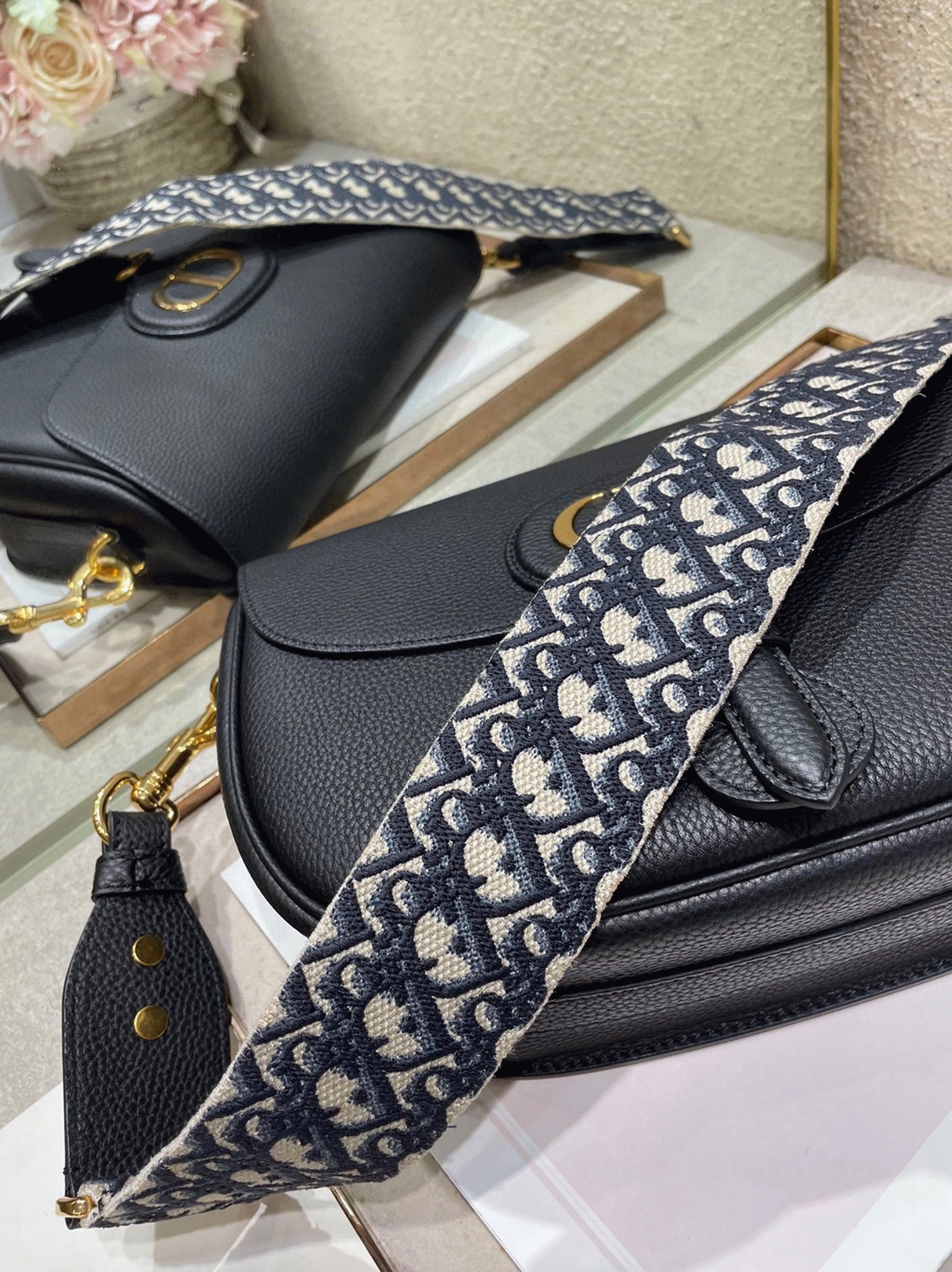 D10r Bobby Large Bag Imitation in Black