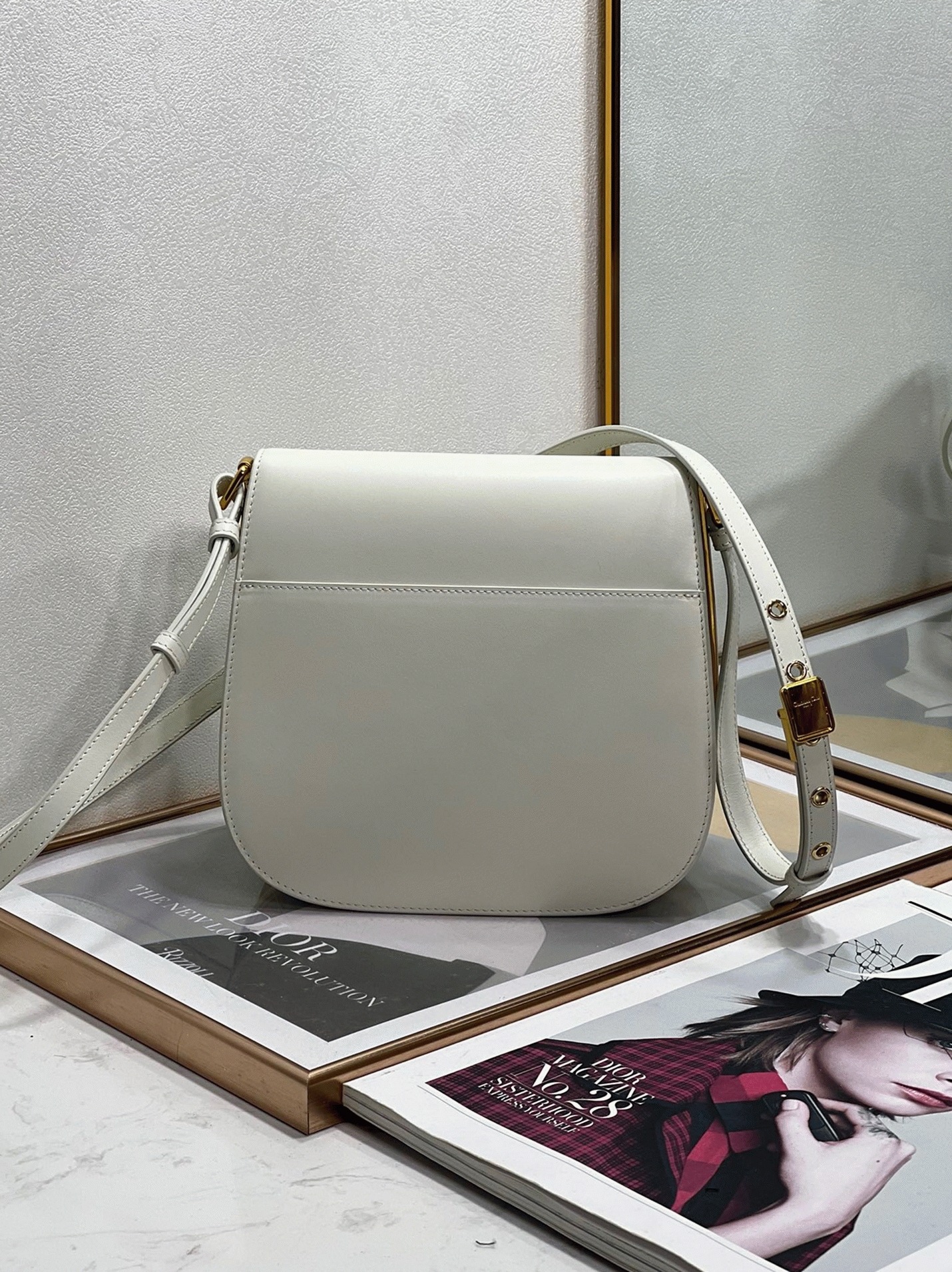 D10r Bobby Frame Bag Replica in White