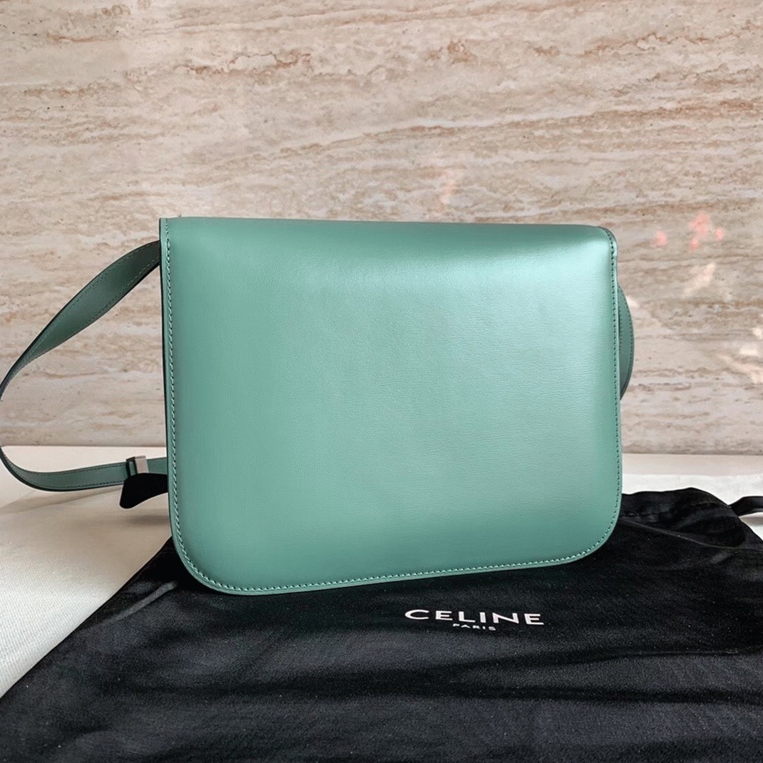 Top Quality Replica Ce1i*e Classic Box Medium Bag In Celadon