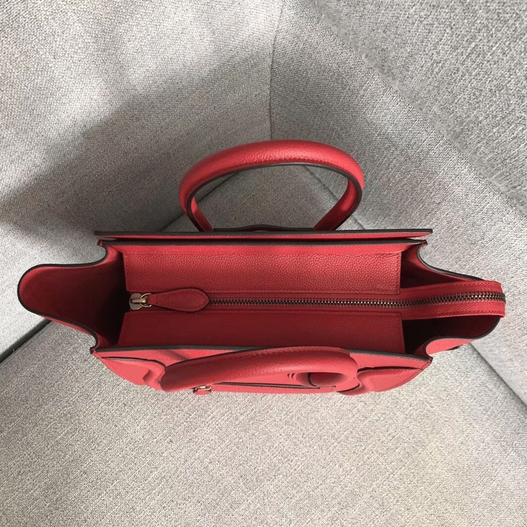 ce1i*e micro lU*gage tote bag fake in red