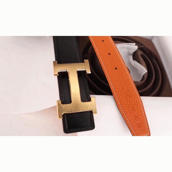 Top replica H**me5 H belt buckle in orange color
