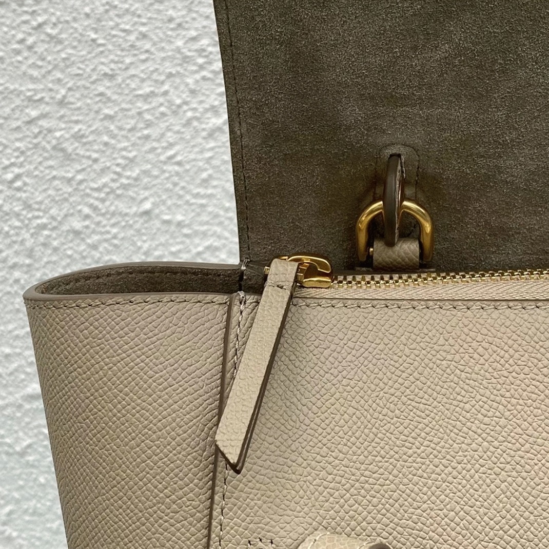 Ce1i*e Micro Belt Bag Fake in Light Taupe
