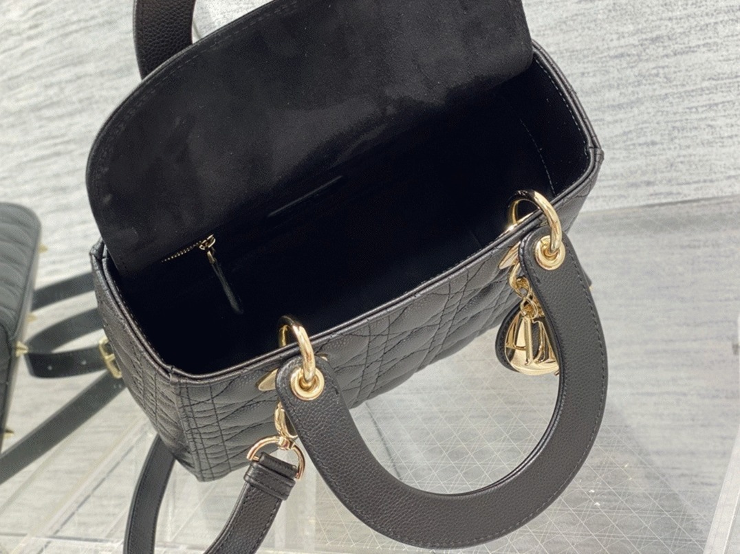 D10r Lady D10r Medium Bag Fake in Noir