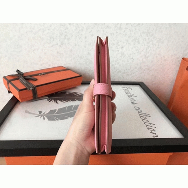 Pink Replica H**me5 Bearn Wallet