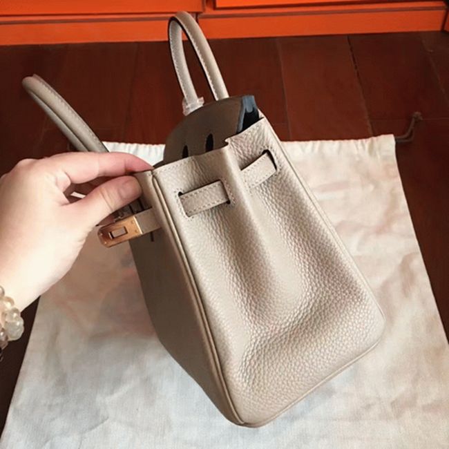 Fake H**me5 AAAAA Grey 25cm Birkin Purse