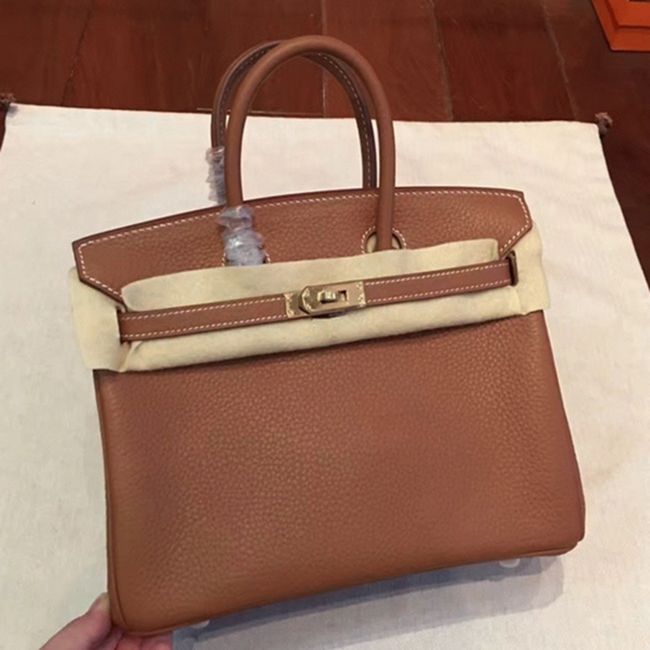 1:1 preM1vm brown h**me5 birkin 25cm fake bag