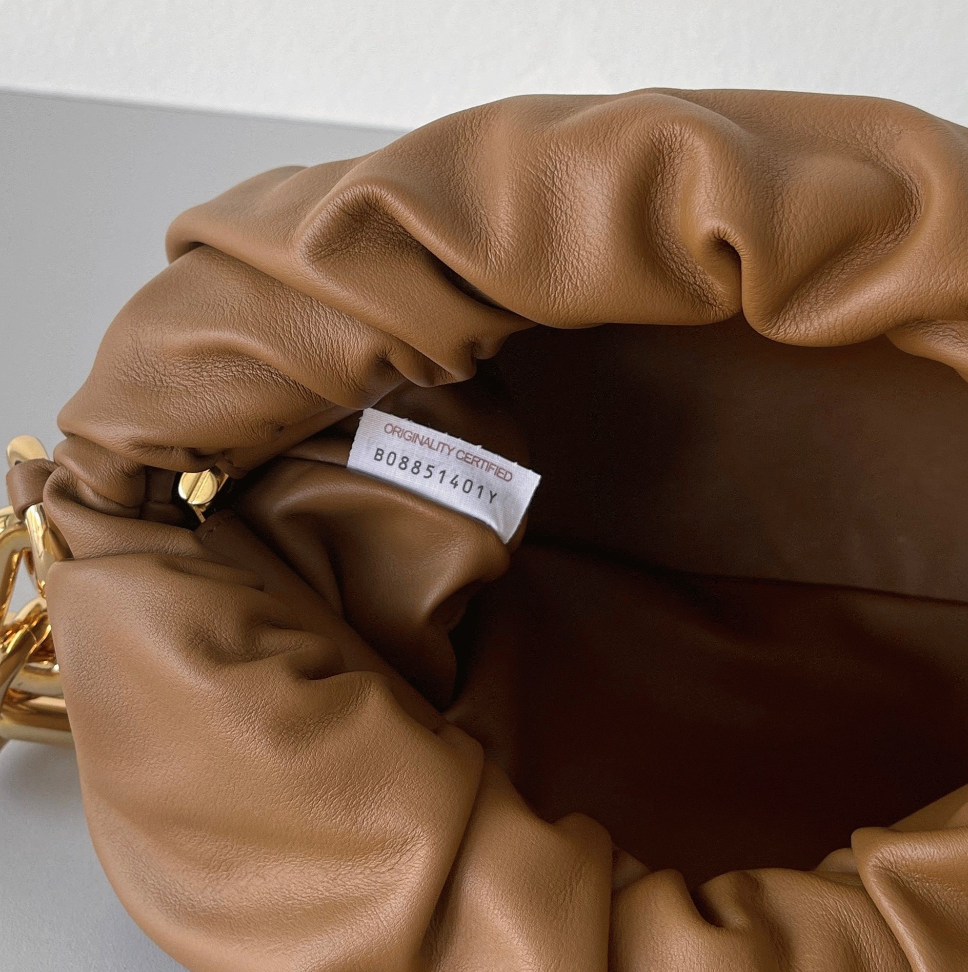 Replica B0tt*ga Ven*ta The Chain Pouch Bag Teak