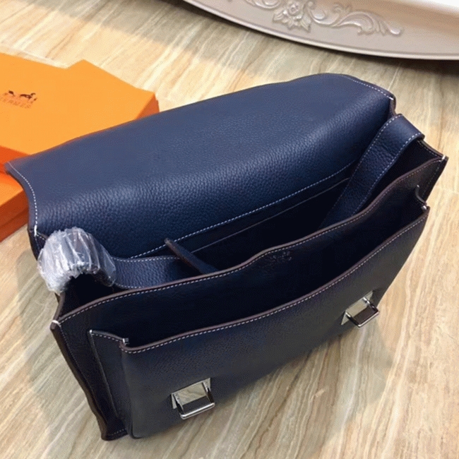 Dark Blue Cheap Knockoff H**me5 Steve Messenger Bag