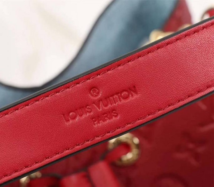 L0vis Vvtt0n Monogram Empreinte NeoNoe MM Bag In Red