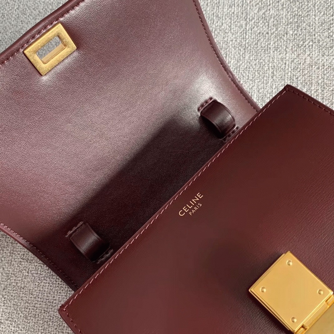 Top Quality Knockoff Ce1i*e Classic Box Small Bag In Bordeaux