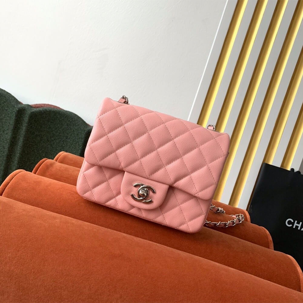 Ch**el MINI FLAP BAG(high-end grade)