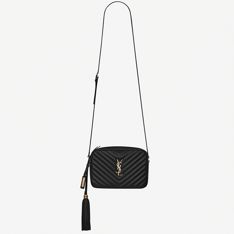 Replica Sa1nt Lau*nt Lou Camera Bag Black