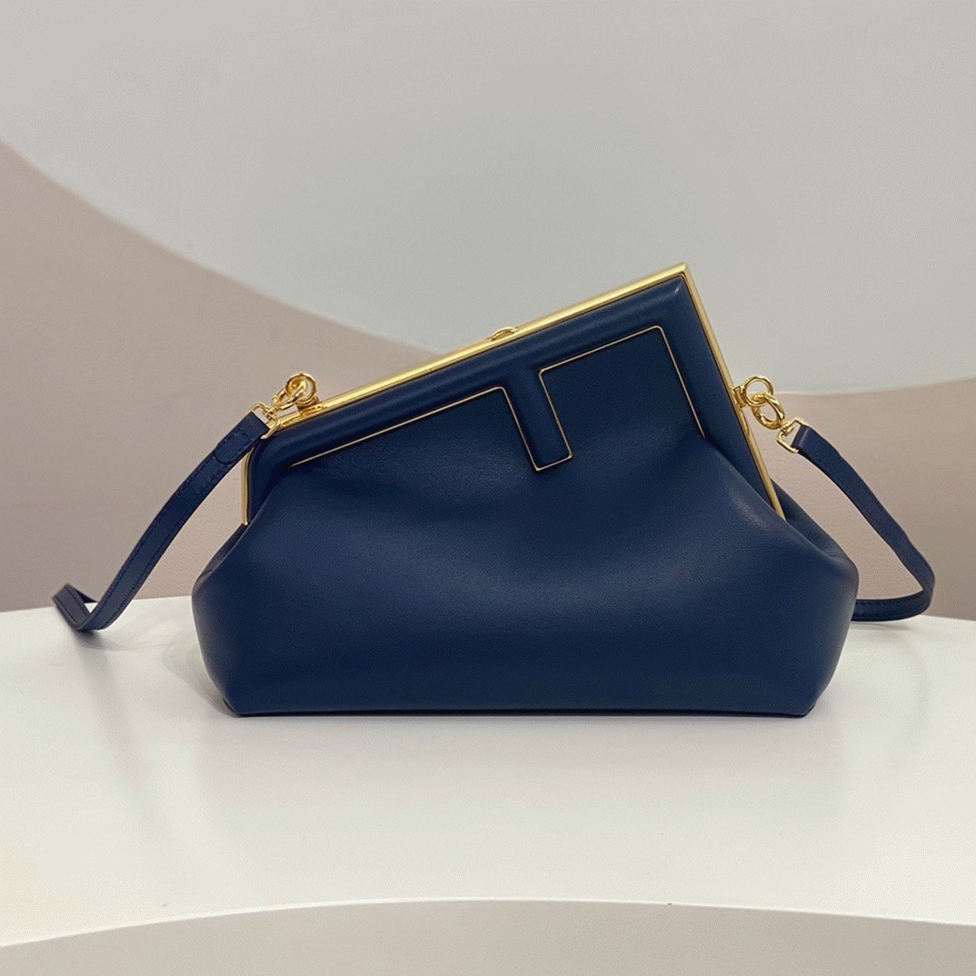 Top Quality Replica F**di First Small Bag In Dark Blue