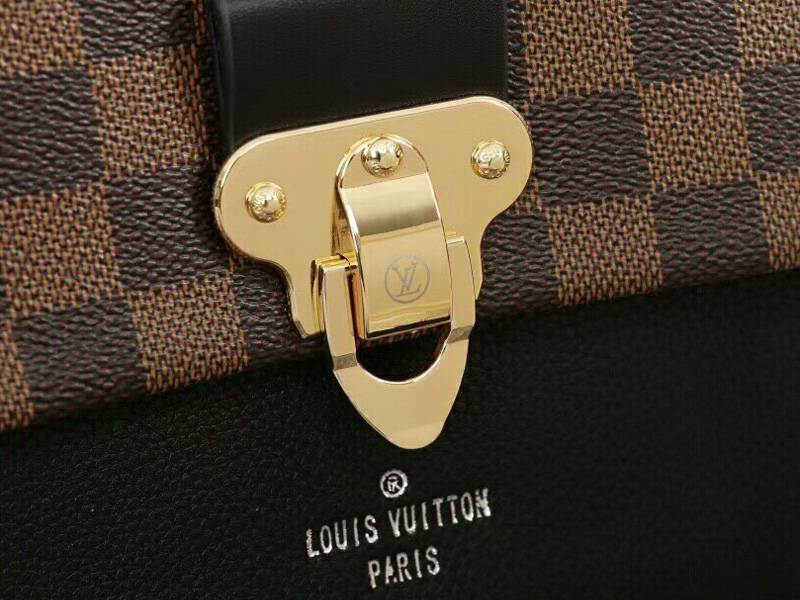 L0vis Vvtt0n Damier Ebene Canvas Vavin PM Bag In Black