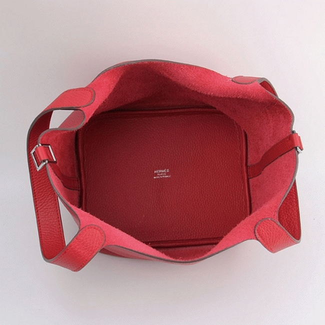 Red replica H**me5 Picotin Lock handbag