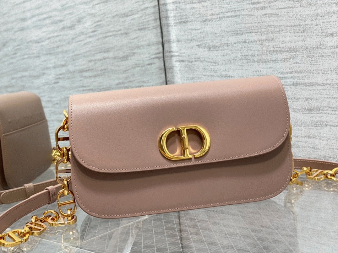 D10r 30 Montaigne Avenue Bag Fake in Heritage Pink Box Calfskin