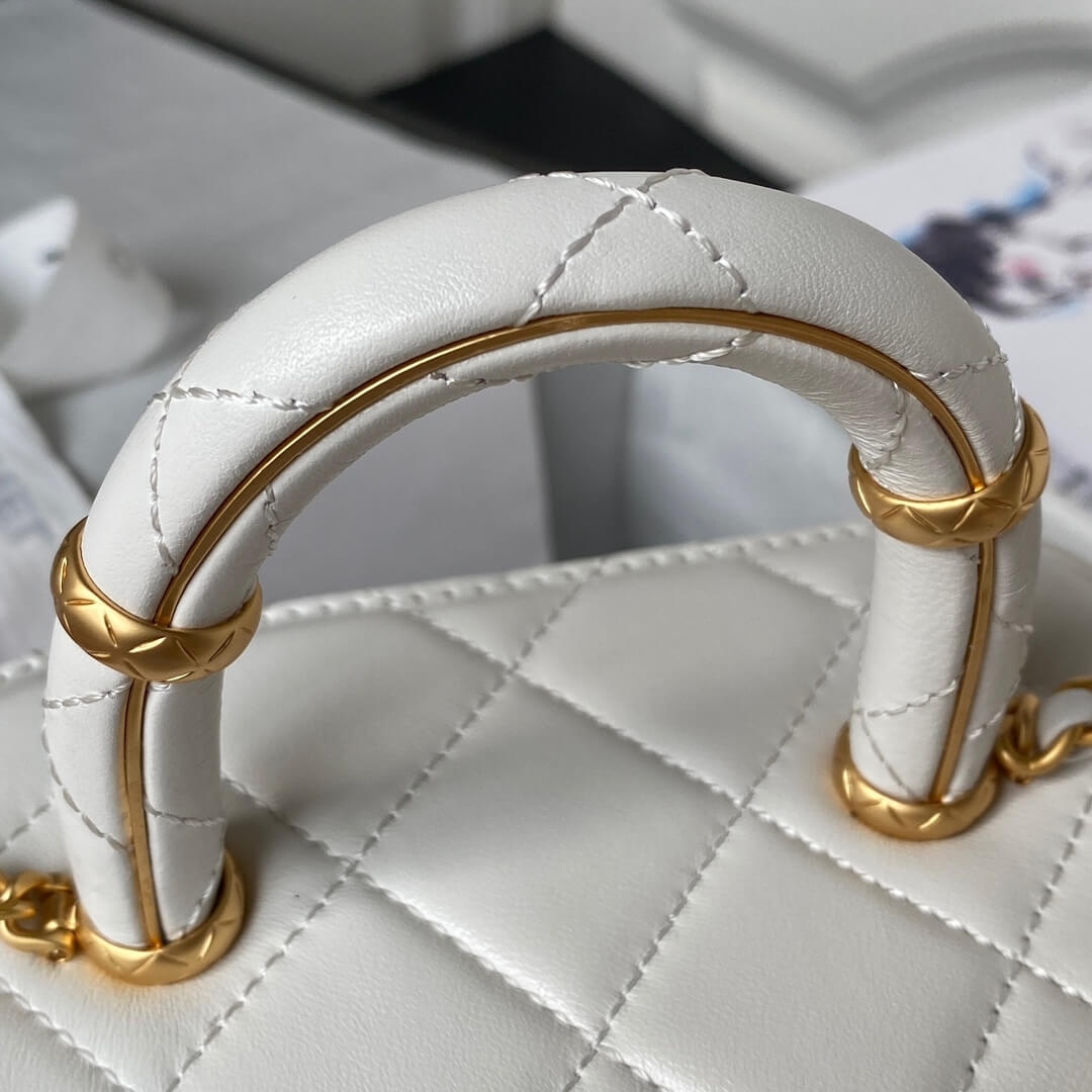 Ch**el 23S handle cosmetic bag(high-end grade)