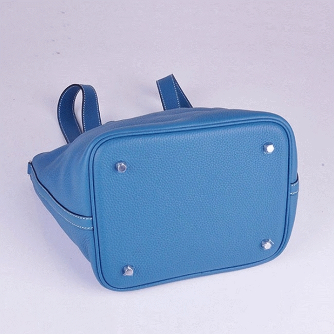 Blue replica H**me5 Picotin Lock handbag