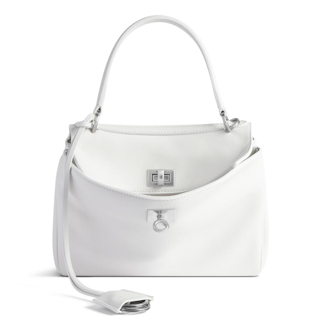 Knockoff Ba1en*iaga Rodeo Mini Bag White Calfskin