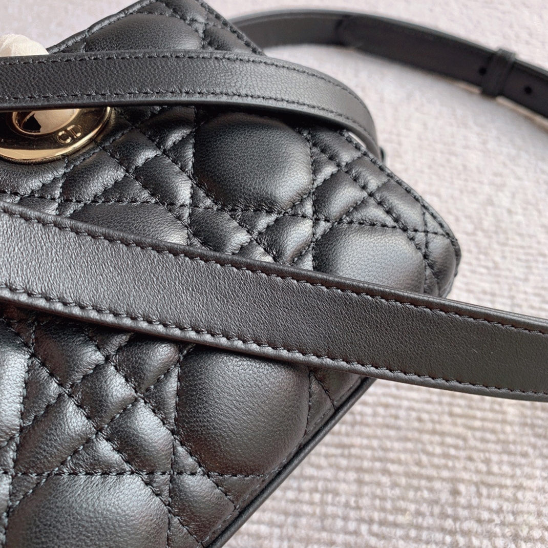 D10r Lady D-Joy Medium Bag Fake in Black