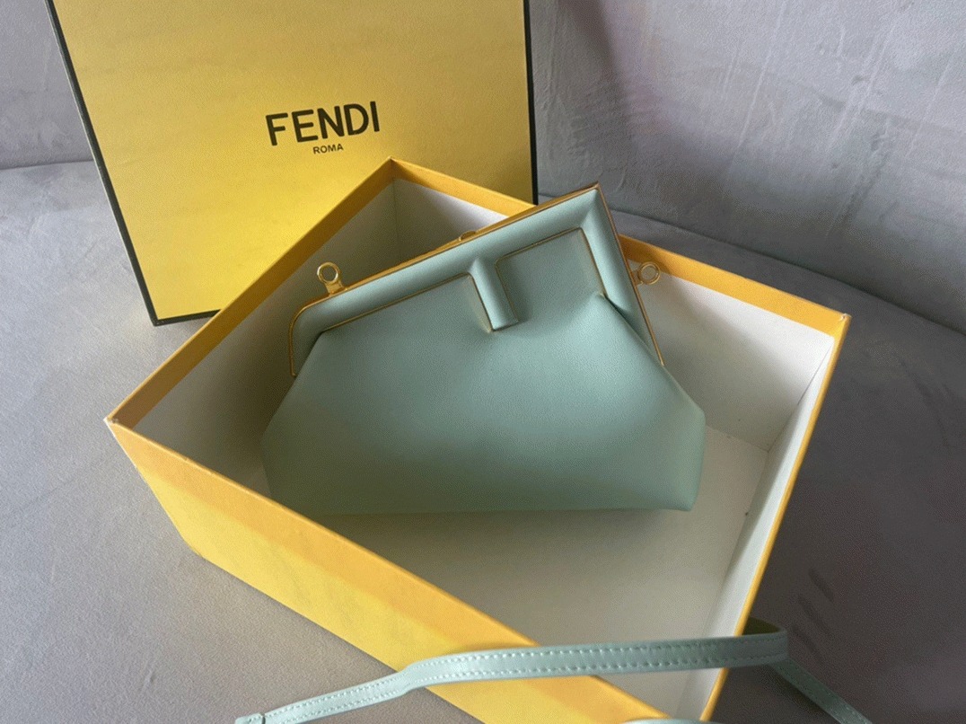 Top Quality Fake F**di First Small Bag In Mint Green