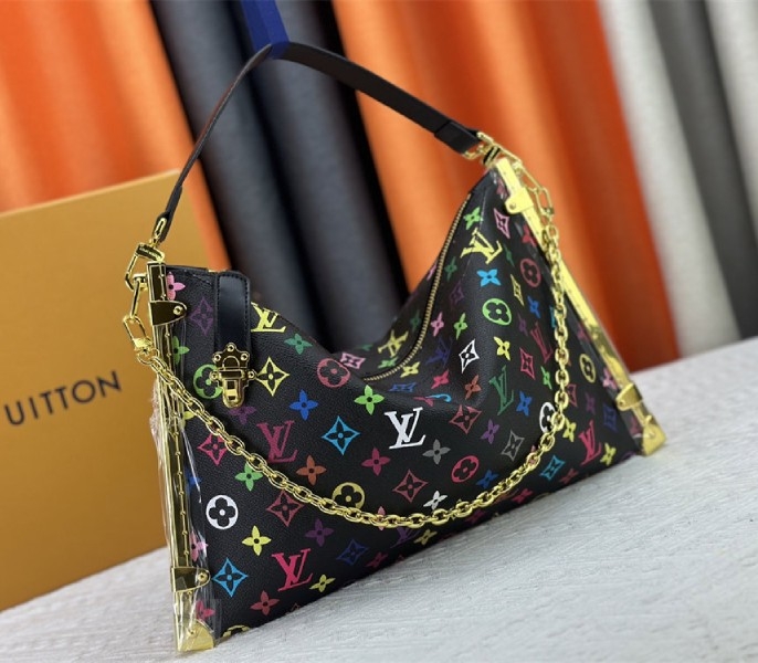 L0vis Vvtt0n X TM Multicolored Lucky Trunk In Black