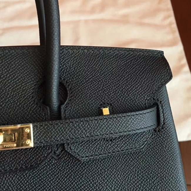 Black Replica H**me5 Birkin 35cm Signature Handbag