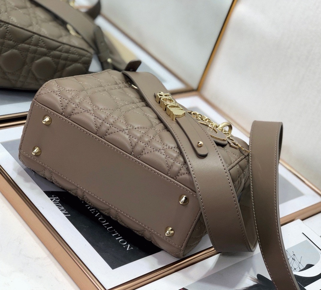D10r Small Lady D10r My ABCD10r Bag Fake in Warm Taupe