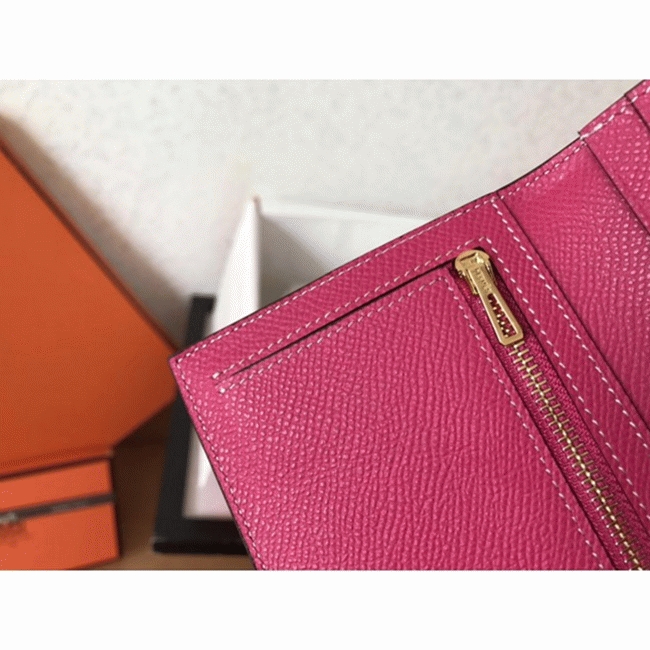 Peach Epsom Copy Luxury H**me5 Bearn Wallet