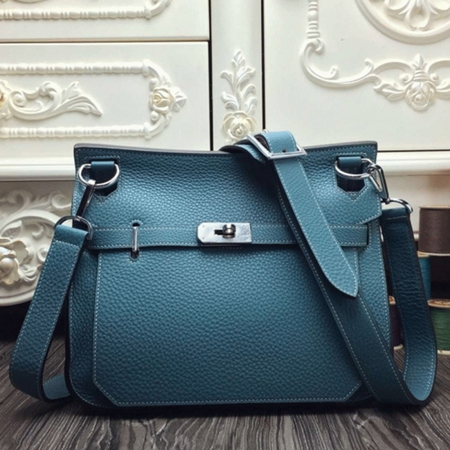 Blue jean knockoff H**me5 Jypsiere 34cm handbag