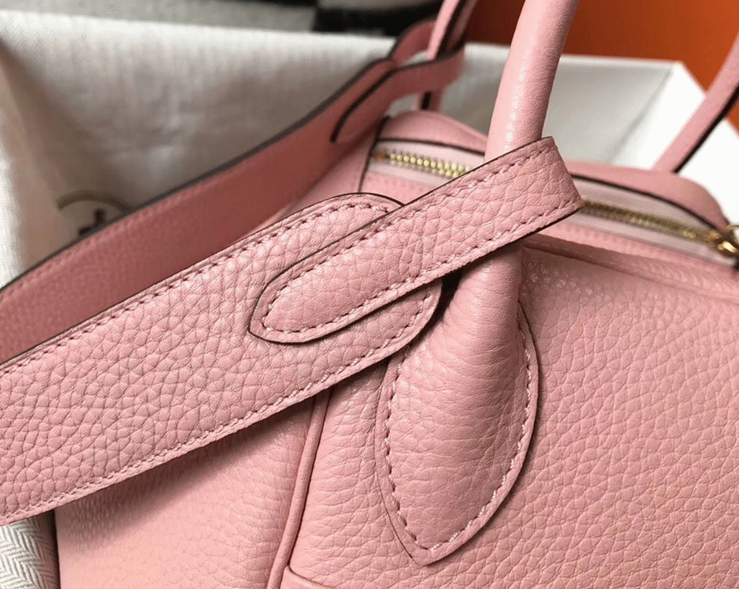 Replica H**me5 Lindy 26cm handbag in pink