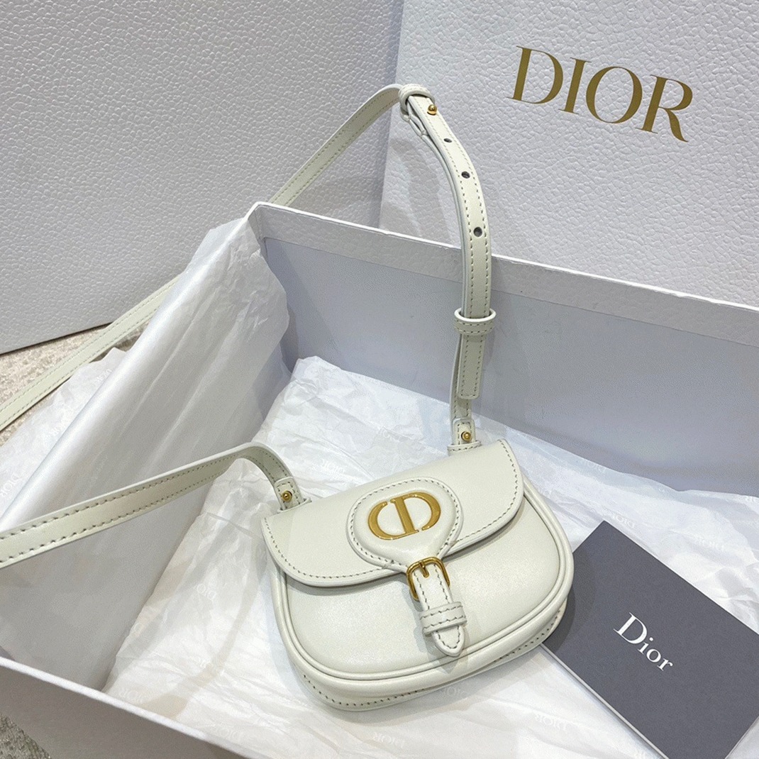 D10r Bobby Micro Bag Replica in White