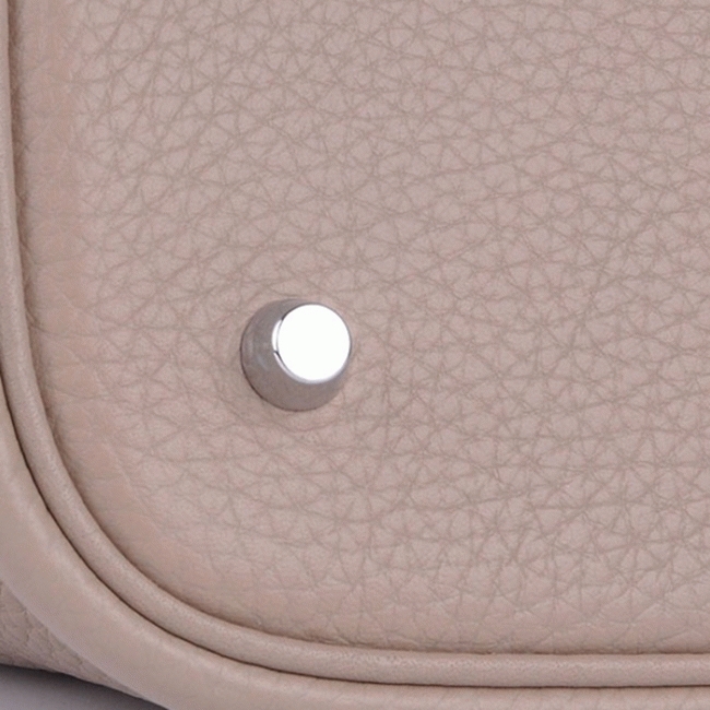 Grey knockoff H**me5 Picotin Lock handbag