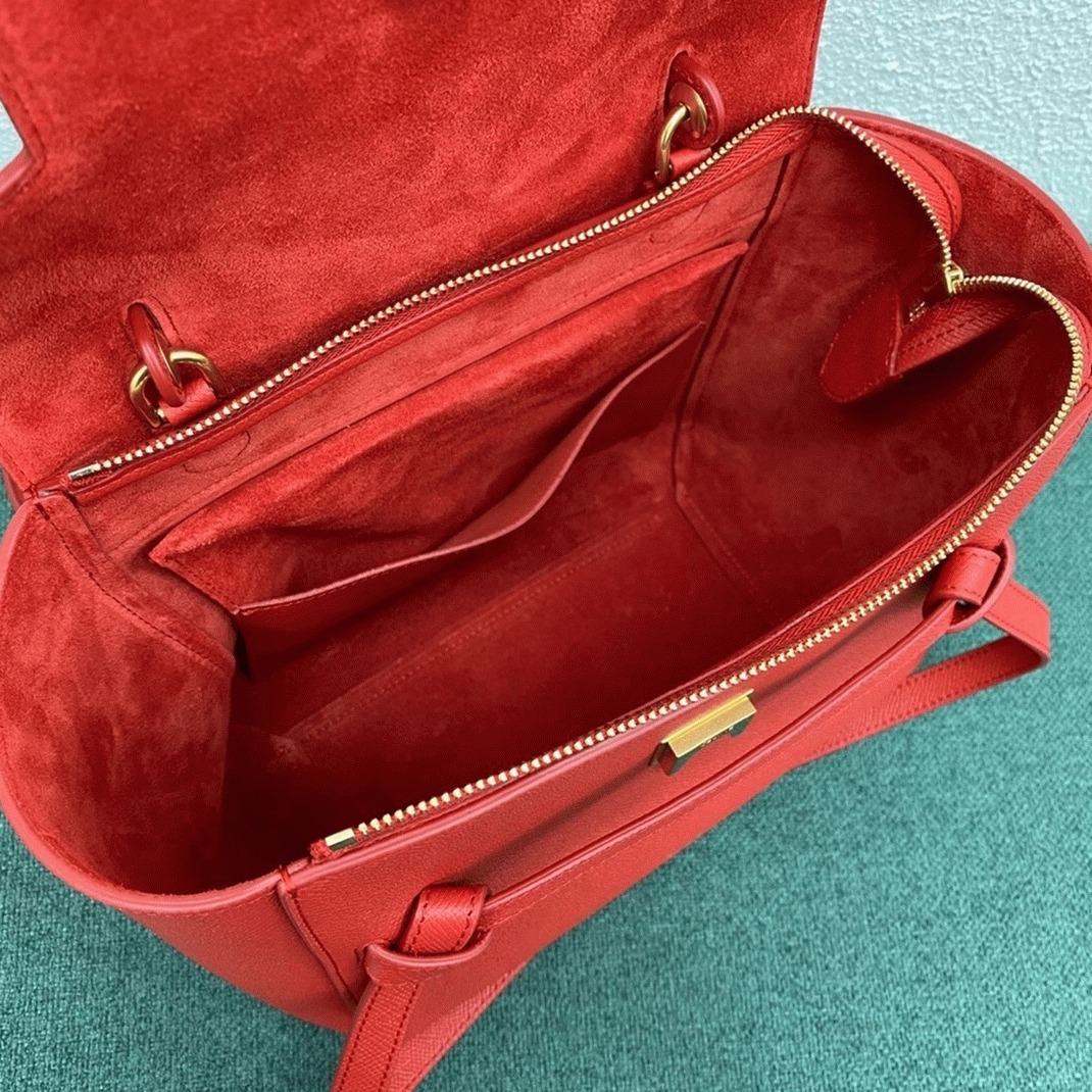 Ce1i*e Micro Belt Bag Replica in Red