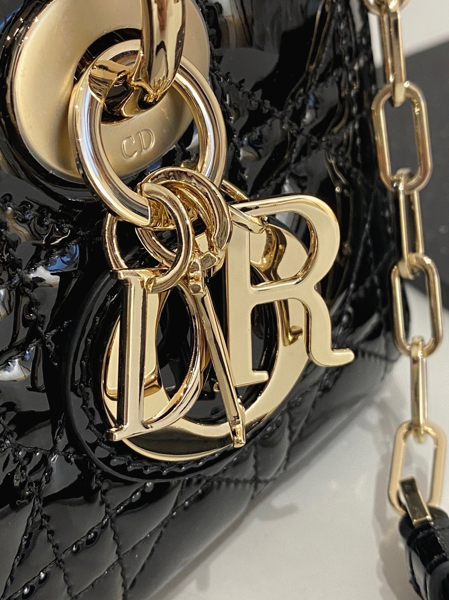 D10r Lady D-Joy Small Bag Fake in Black
