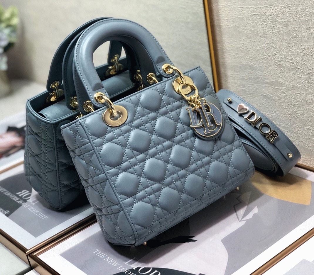 D10r Small Lady D10r My ABCD10r Bag Replica in Sky Blue