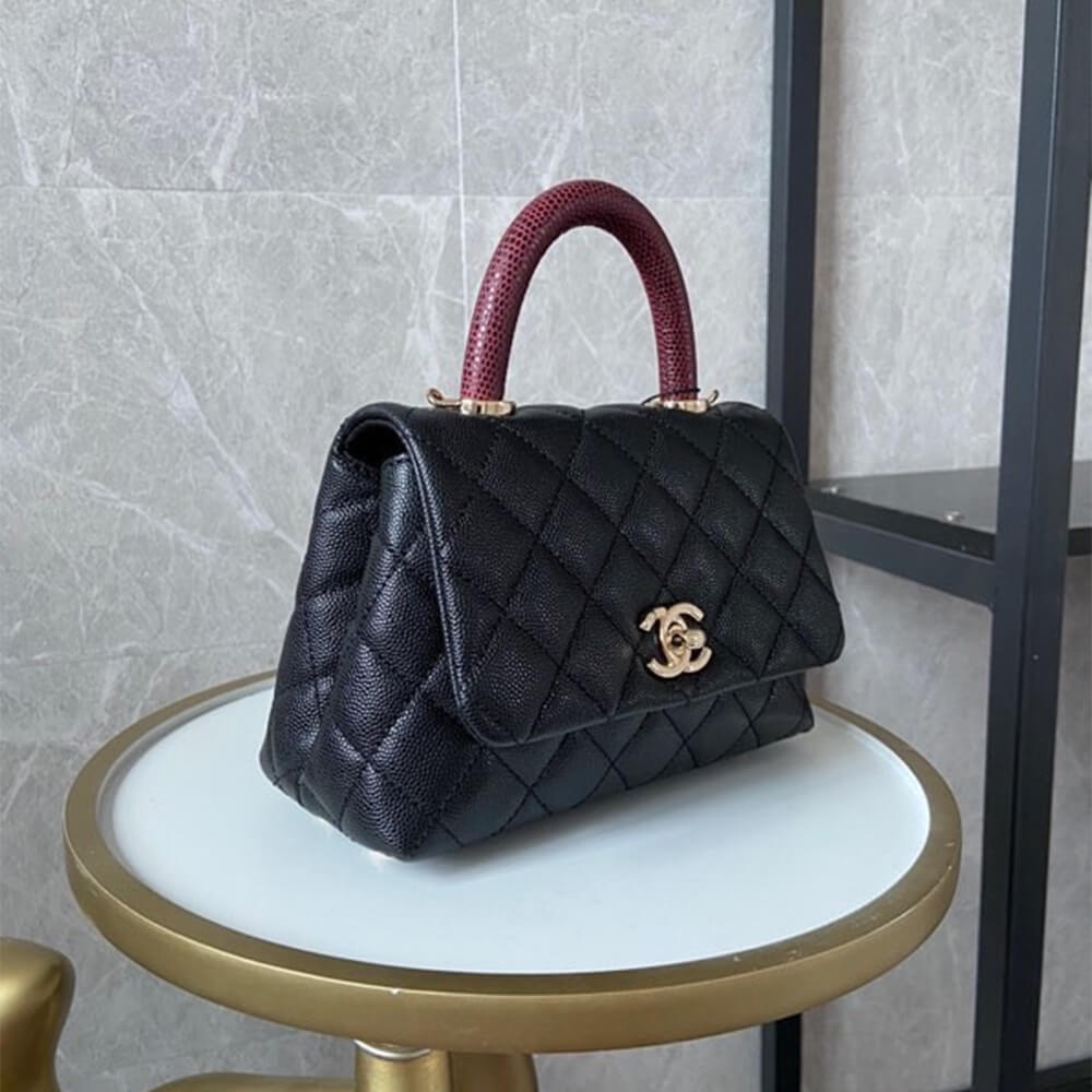 Ch**el Coco handle flap shoulder bag Mini