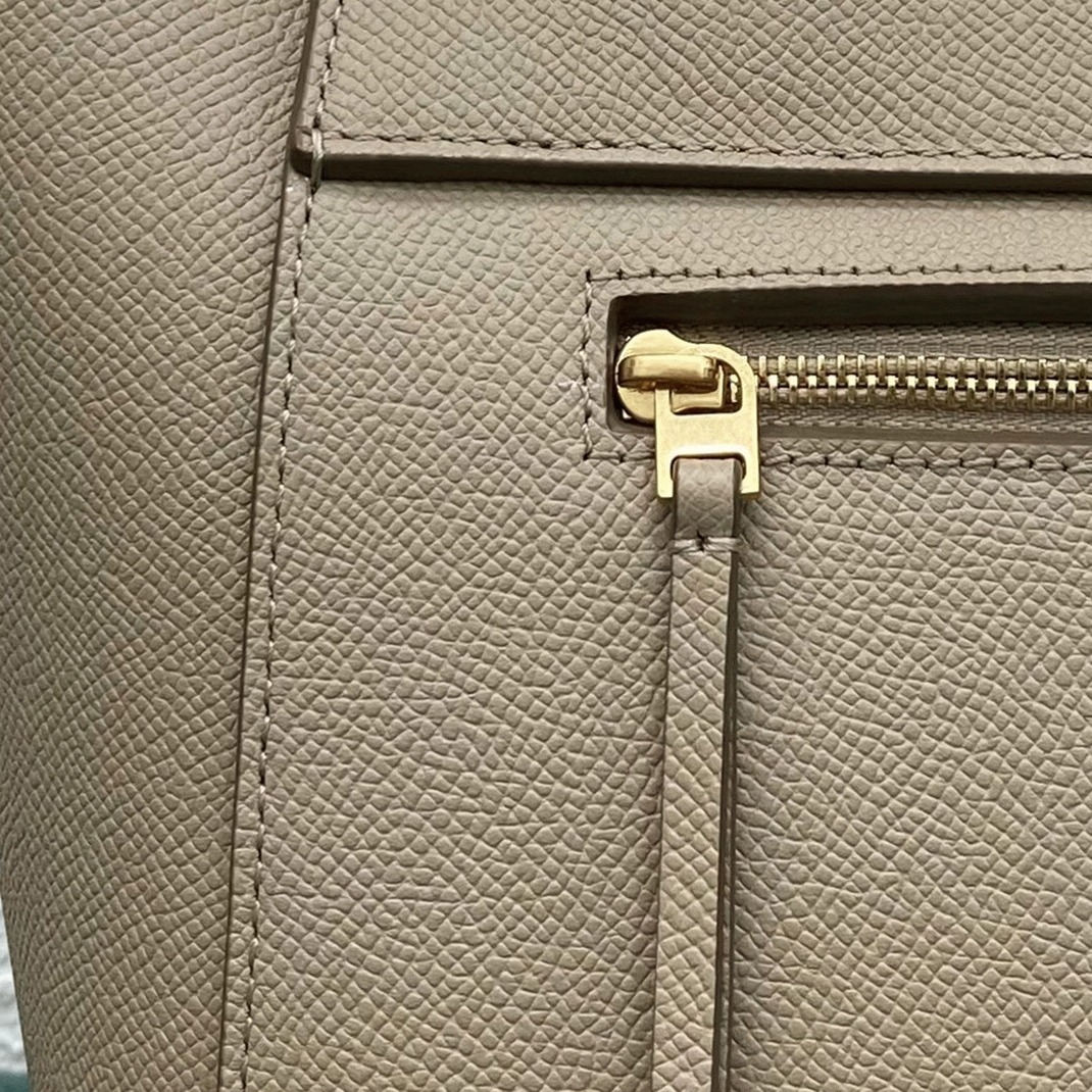 Ce1i*e Micro Belt Bag Fake in Light Taupe
