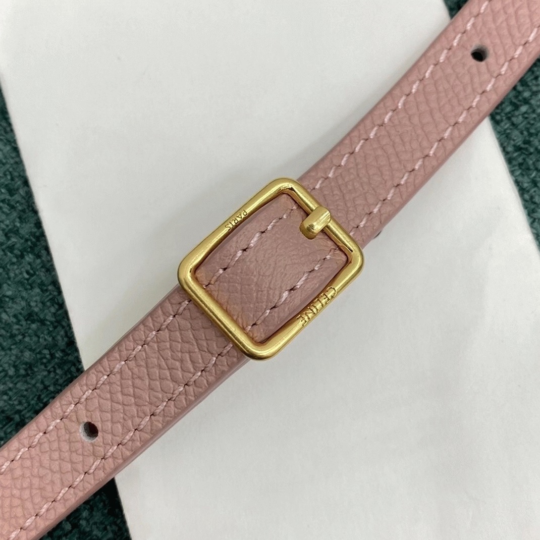 Ce1i*e Belt Nano Bag Faux in Vintage Pink